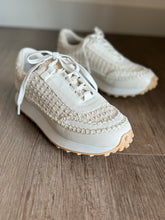 Load image into Gallery viewer, mia natural woven sneakers