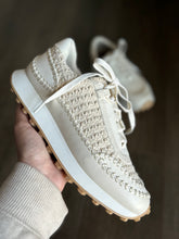 Load image into Gallery viewer, mia natural woven sneakers