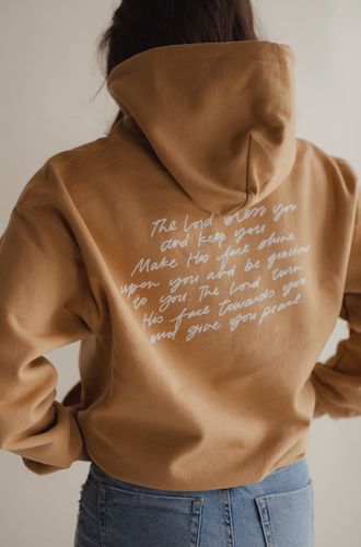 the blessing hoodie - vintage gold