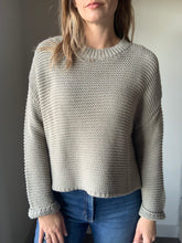 Load image into Gallery viewer, dusty sage chunky knit sweater