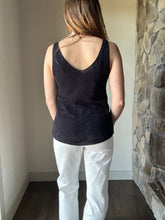 Load image into Gallery viewer, black knit tank