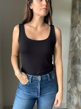 Load image into Gallery viewer, round neck double layered scoop tank | 4 colors