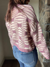 Load image into Gallery viewer, lilac patterned sweater