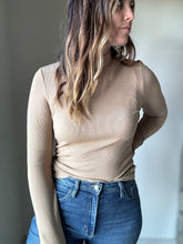 Load image into Gallery viewer, ronan camel mock neck top