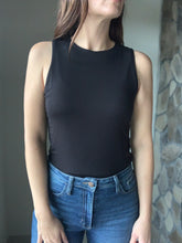 Load image into Gallery viewer, high neck double layered scoop tank | 3 colors