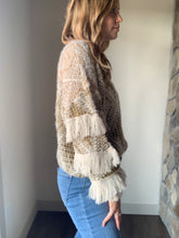 Load image into Gallery viewer, southwest autumn fade fringe sweater