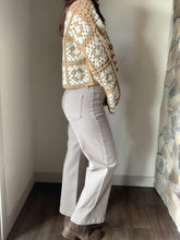 Load image into Gallery viewer, stone wide leg retro pants