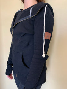 AA black jack waffle full zip sweatshirt