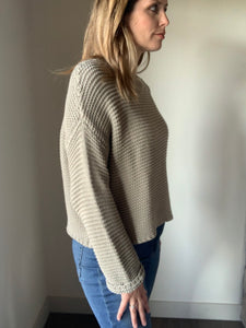 dusty sage chunky knit sweater