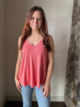 Load image into Gallery viewer, flowy ribbed v-neck tank | 6 colors