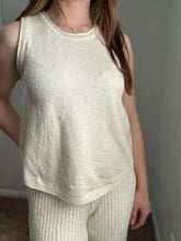 Load image into Gallery viewer, natural sweater knit tank