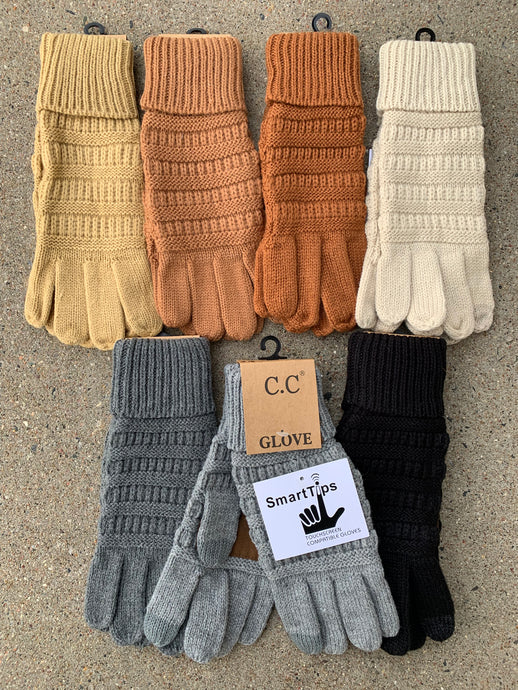 cc touch screen compatible gloves | 7 colors