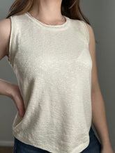 Load image into Gallery viewer, natural sweater knit tank