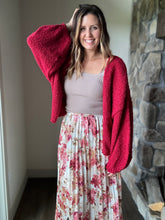 Load image into Gallery viewer, girls dinner pleated pink floral skirt