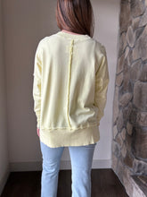 Load image into Gallery viewer, lemon zest lightweight oversized sweatshirt