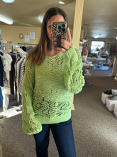 Load image into Gallery viewer, kiwi open weave sweater