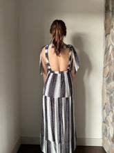 Load image into Gallery viewer, black + white maxi dress