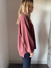 Load image into Gallery viewer, merlot oversized tunic
