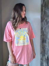 Load image into Gallery viewer, lake camelot dusty rose oversized tee