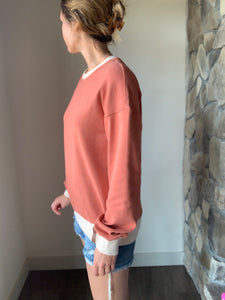 AA terracotta breeze pullover sweatshirt | 3xl