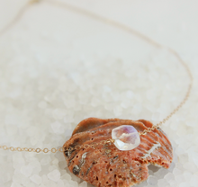 Load image into Gallery viewer, hello adorn moonstone cushion necklace | 14kt gold fill + sterling silver