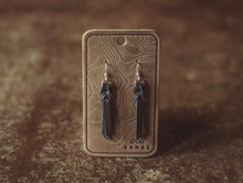 Load image into Gallery viewer, braided leather earrings