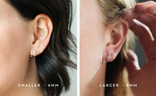 Load image into Gallery viewer, hello adorn tiny twist earrings | gold + silver