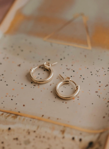 hello adorn bold hoops | 13mm + 19mm | gold + silver