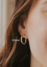 Load image into Gallery viewer, hello adorn bold hoops | 13mm + 19mm | gold + silver