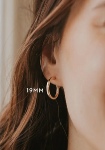 hello adorn bold hoops | 13mm + 19mm | gold + silver