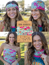 Load image into Gallery viewer, natural life full boho bandeau neon daisies