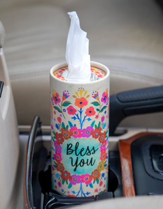 natural life bless you car tissues