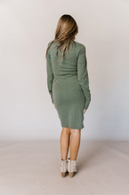 Load image into Gallery viewer, AA rosemary ruched long sleeve dress