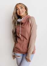 Load image into Gallery viewer, AA dusty rose double hoodie | XS-3XL