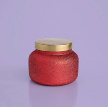Load image into Gallery viewer, capri blue red glitter volcano candle 19oz