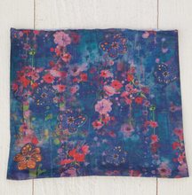 Load image into Gallery viewer, natural life half boho bandeau - watercolor indigo floral