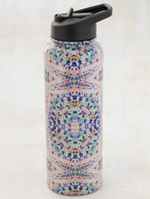 Load image into Gallery viewer, natural life XL stainless steel water bottle - cream tie dye