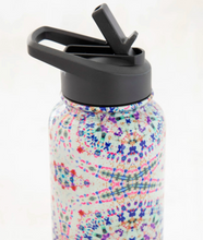 Load image into Gallery viewer, natural life XL stainless steel water bottle - cream tie dye