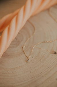 hello adorn solitaire necklace