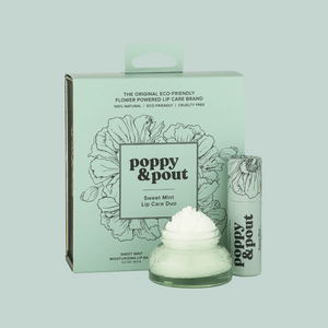 poppy & pout lip care duo gift set