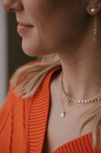 Load image into Gallery viewer, hello adorn tiny heart necklace | 14kt gold fill + sterling silver