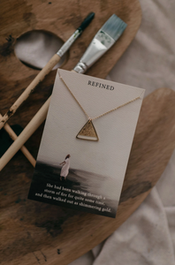 refined christian necklace