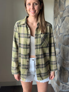 nashville green flannel