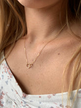 Load image into Gallery viewer, hello adorn tiny links necklace 14kt gold fill