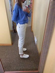 judy blue white boyfriend jeans