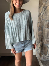 Load image into Gallery viewer, two-tone mint sweater