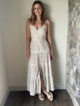 Load image into Gallery viewer, off white ditsy floral maxi
