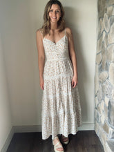 Load image into Gallery viewer, off white ditsy floral maxi