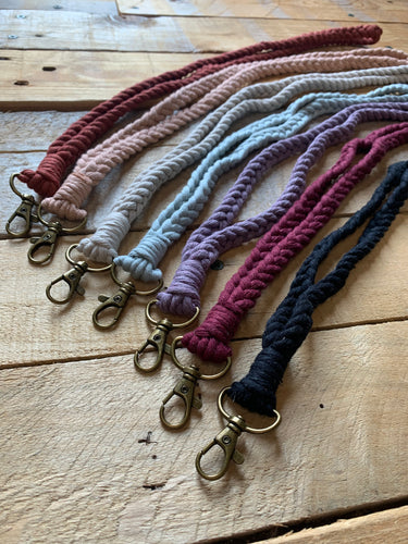 macrame lanyard | 7 colors