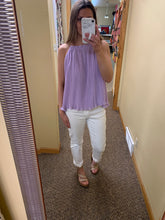 Load image into Gallery viewer, lavender high neck dressy tank